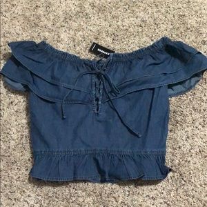 Off the shoulder Express top
